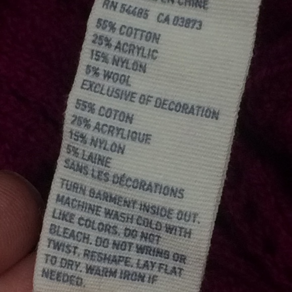 Rich Plum/Magenta pullover sweater - Picture 4 of 5